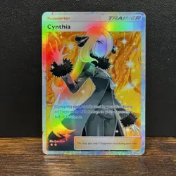 Pokemon TCG Pocket Cynthia Trainer Holographic SIR- Fan Art - Image 1