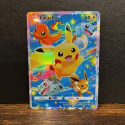 Pokemon TCG Pocket Pikachu Holographic Illustration Rare - Fan Art - Image 1