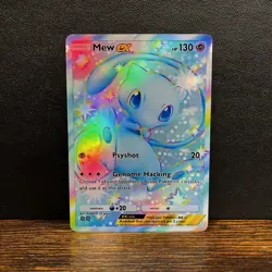 Pokemon TCG Pocket Shiny Mew EX Holographic SIR- Fan Art - Image 1