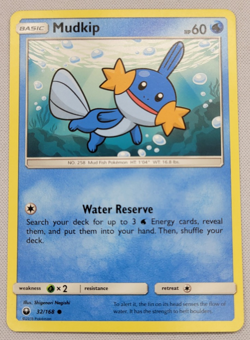 Mudkip 32/168 Pokemon SM Celestial Storm Regular LP - Image 1