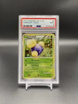 2010 Jumpluff HeartGold SoulSilver Base Holo Pokemon Card 6/123 PSA 9 Mint - Image 1