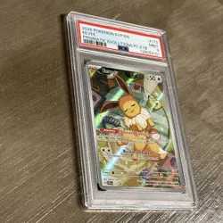 2025 POKEMON PRISMATIC EVOLUTIONS POKEMON CENTER ETB PROMO #173 EEVEE PSA 9 MINT - Image 3