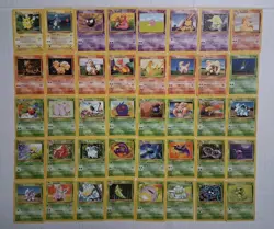 Base Set Jungle Fossil Set VTG 92 Pokemon Cards Lot Mp/LP - Image 1