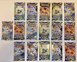 16x Pokemon TCG Sword & Shield: Brilliant Stars booster packs - Image 1