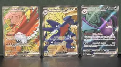 3x Destined Rivals Full Arts (Garchomp, Ho-oh, Crobat ex) Pokemon Cards NM - Image 1