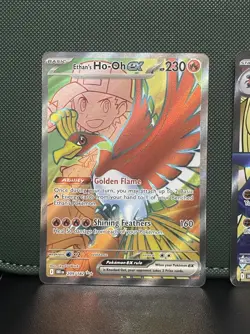 3x Destined Rivals Full Arts (Garchomp, Ho-oh, Crobat ex) Pokemon Cards NM - Image 3