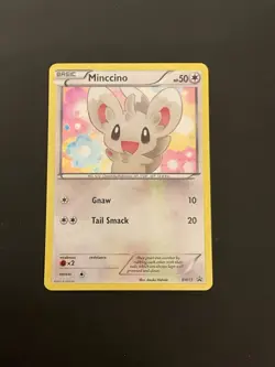 Pokemon TCG Minccino Black Star Promos Holo Card BW13 Nm/lp - Image 1