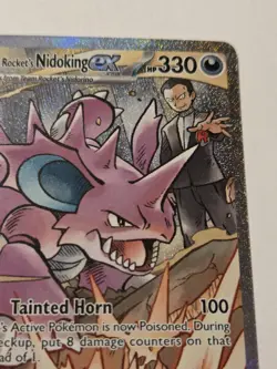 Team Rocket's Nidoking ex 233/182 SIR - Sv10: Destined Rivals Pokemon Card NM - Image 2