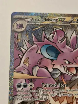 Team Rocket's Nidoking ex 233/182 SIR - Sv10: Destined Rivals Pokemon Card NM - Image 3