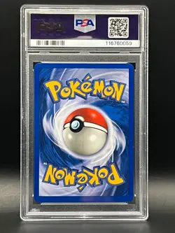 PSA NM-MT 8- AMPHAROS #1 HOLO- 1ST EDITION- 2000 Pokemon NEO Genesis- English - Image 3