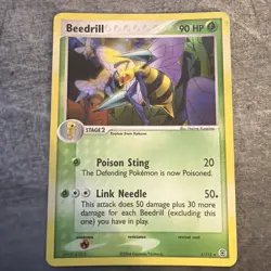 Pokemon Beedrill 1/112 EX FireRed & LeafGreen Holo Rare MP Condition - Image 1