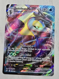 Pokemon TCG Inteleon VMAX 050/192 Swsh02: Rebel Clash Holo - Image 1