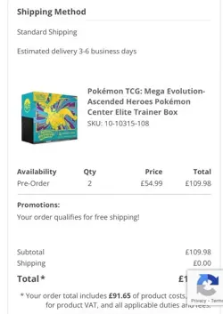 PRESALE: Pokemon TCG: Mega Evolution - Ascended Heroes POKEMON CENTER ETB - Image 3