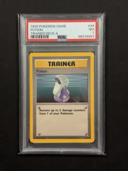 PSA 7 Potion Trainer Deck A Red Back #94 1999 Pokemon Game - Image 1