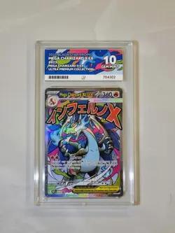 Mega Charizard X Ex Promo #023 Gem Mint 10 Ace Graded Pokemon Card Perfect Subs - Image 1