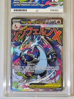 Mega Charizard X Ex Promo #023 Gem Mint 10 Ace Graded Pokemon Card Perfect Subs - Image 3