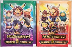 Cosplay Pikachu Card Pack Holo Foil & More Pokemon Movie Cards Special Chase - Image 1