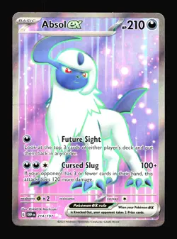 Absol ex SV03: Obsidian Flames #214/197 Ultra Rare Pokemon Card T3-356 - Image 1