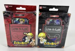 LOT 2 BANDAI ZATCH BELL THE CARD BATTLE STARTER DECK SETS #1 #2 TRADING CARDS - Image 1