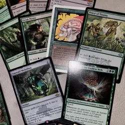 Deluxe GREEN Commander Magic Deck. Many Rare Cards, Fun ELVES Fast Mana StompMTG - Image 3