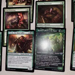 Deluxe GREEN Commander Magic Deck. Many Rare Cards, Fun ELVES Fast Mana StompMTG - Image 5
