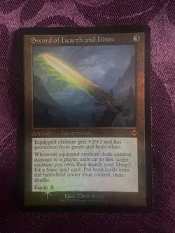 MTG Sword of Hearth and Home (Retro Frame) NM Etched Foil Modern Horizons 2 - Image 1