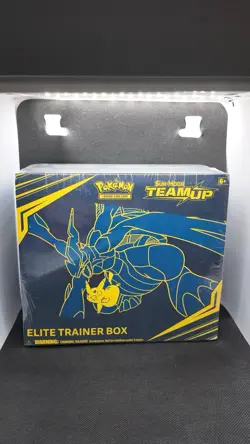 Pokemon TCG Sun & Moon Team Up Elite Trainer Box ETB Double Seal Acrylic Case - Image 1