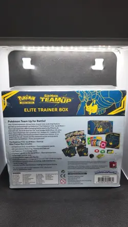 Pokemon TCG Sun & Moon Team Up Elite Trainer Box ETB Double Seal Acrylic Case - Image 4