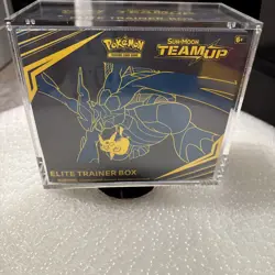 Pokemon TCG - Sun & Moon Team Up Elite Trainer Box Factory Sealed W/Acrylic Case - Image 1