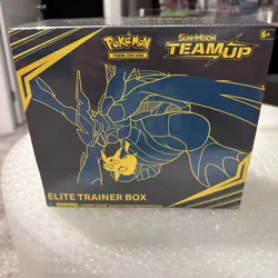 Pokemon TCG - Sun & Moon Team Up Elite Trainer Box Factory Sealed W/Acrylic Case - Image 5