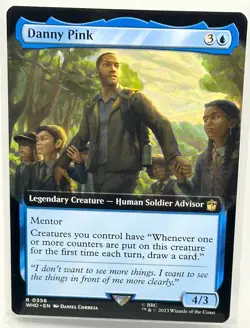 Danny Pink (Extended Art) Doctor Who MTG Magic the Gathering REGULAR (0356) NM - Image 1
