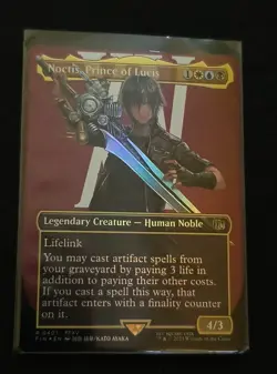 Noctis, Prince of Lucis (Borderless) Final Fantasy Foil - UNPLAYED - Image 2