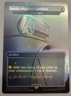 Arcane Signet (Earth's Mightiest Emblem) Rainbow Foil Marvel Secret Lair #0908 - Image 1