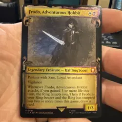 Frodo, Adventurous Hobbit (Showcase Scrolls) Lord of the Rings 461 Foil NM - Image 1