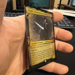 Frodo, Adventurous Hobbit (Showcase Scrolls) Lord of the Rings 461 Foil NM - Image 2