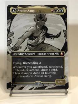 Avatar Aang (Non-foil) [Borderless] Avatar: The Last Airbender 0308 Mythic MTG - Image 1