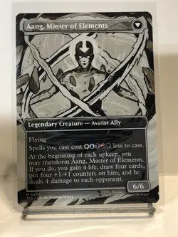 Avatar Aang (Non-foil) [Borderless] Avatar: The Last Airbender 0308 Mythic MTG - Image 2