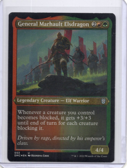 General Marhault Elsdragon 53/281 Dominaria United Etched Foil MTG LP - Image 1