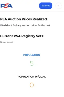 IRON STAR Alpha PSA 7 Graded MTG Vintage - Image 3