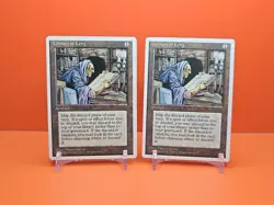 🟤🟤🟤 (2) 1995 Magic The Gathering LIBRARY OF LENG 4TH EDITION PLAYED 🟤🟤🟤 - Image 1