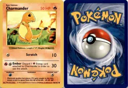 1999 Pokemon, Base Set Shadowless, #46/102 Charmander, Common (b) - Image 1