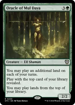 Oracle of Mul Daya Commander: Outlaws of Thunder Junction NM MTG Non-Foil - Image 1