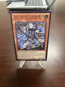 Yu-Gi-Oh Ultimate Rare OP27-EN001 Sage with Eyes of Blue-OTS NEAR MINT - Image 1