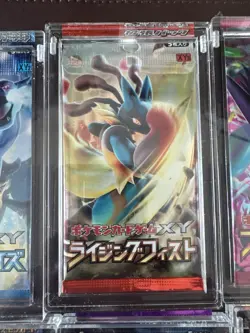 Complete Set Of 15 Pokemon Japanese XY1-11 Booster Pack Sealed with Acrylic Case - Image 5