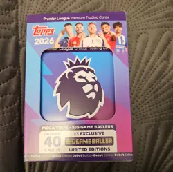 Topps Premier League 2026 Debut Edition Cards Mega Tin purple Big Game Ballers - Image 2