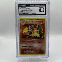2016 Pokemon XY Evolutions Charizard 11/108 CGC 8.5 - Image 1