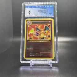2016 Pokemon XY Evolutions 11/108 Charizard Reverse Holo CGC 9 Blue Label - Image 1