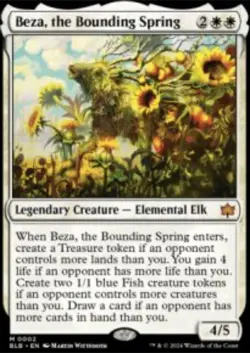 Beza, the Bounding Spring Bloomburrow (BLB) 2 MTG Regular - Image 1