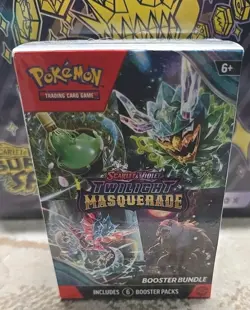 Pokemon TCG Booster Bundle 6 Pack - Scarlet & Violet: Twilight Masquerade (Seale - Image 1