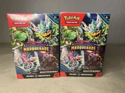 2x Pokemon TCG Scarlet & Violet Twilight Masquerade Sealed Booster Bundles - Image 1